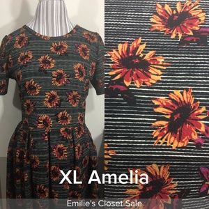 EUC LuLaRoe Amelia Dress